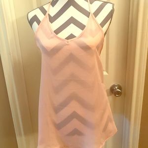 Sheer strappy blouse